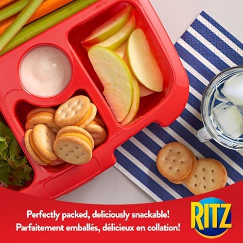 RITZ BITS Mini Cheese Flavoured Sandwich Crackers, Pack of 30 — view 3