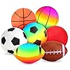 51y3ehgfnjl - Playground Balls - 7-Pack, 5" Sports Rubber Balls for Toddlers 1-3, Versatile Indoor/Outdoor Play - Dodge Kick Balls Game Gifts for Boys & Girls Aged 3-6, Guaranteed Fun