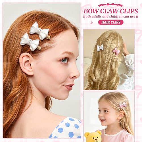 Set de 4 pinzas para cabello Lourny 5.5 cm acrílicas miniatura 3