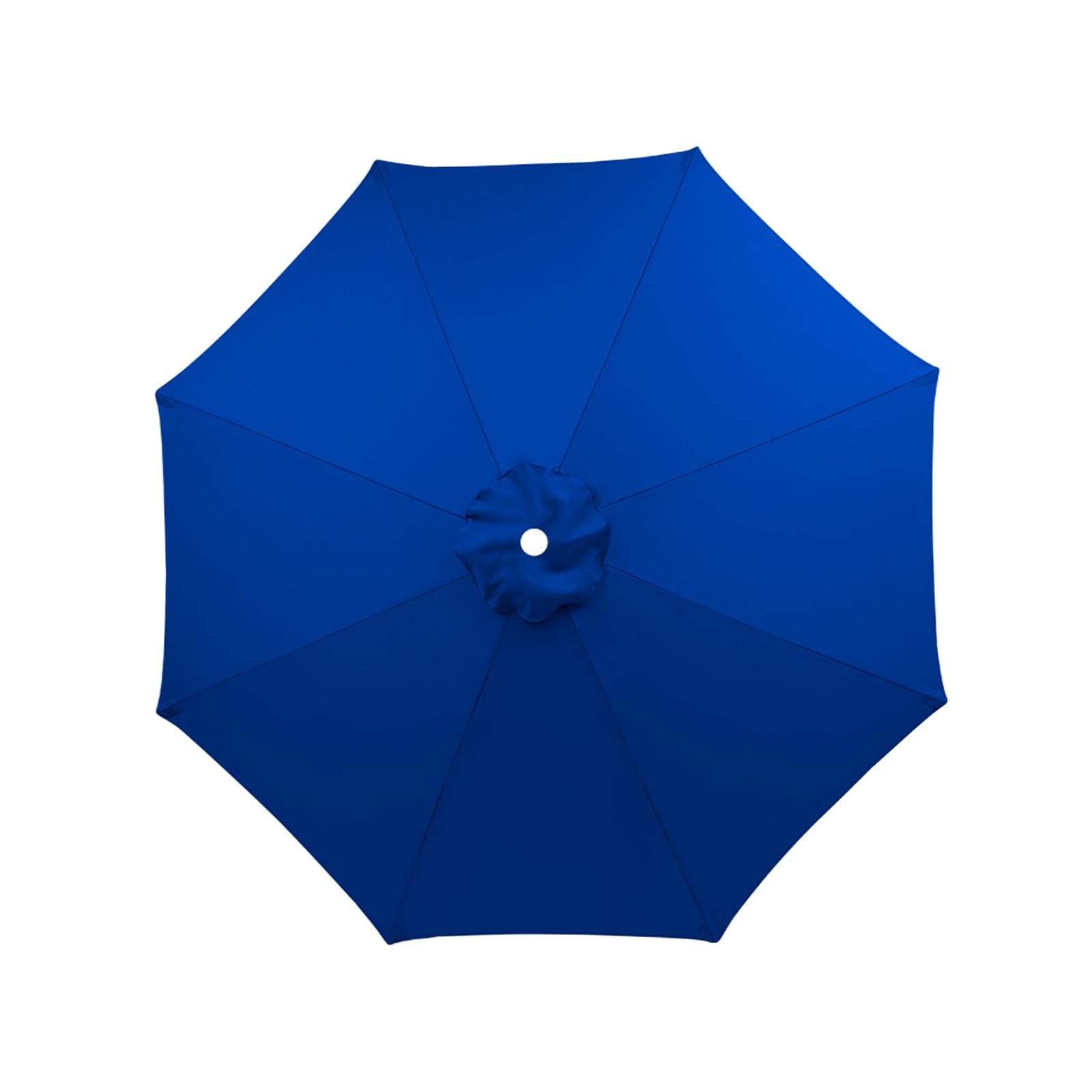 Replacement Parasol Canopy Waterproof, 200 230 250 270 300 350 CM Parasol Top Fabric Cover, AntiUV Umbrella Replacement Canopy Sunshade Cloth 6 8 Ribs, For Garden Umbrella(Dark-blue,2.3M/8Ribs)