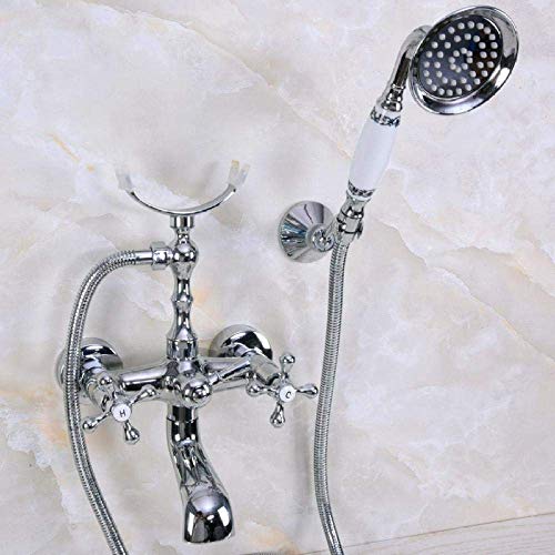 Robinet de baignoire mural contre le calcaire XJBTBA mitigeur chrome lavabo