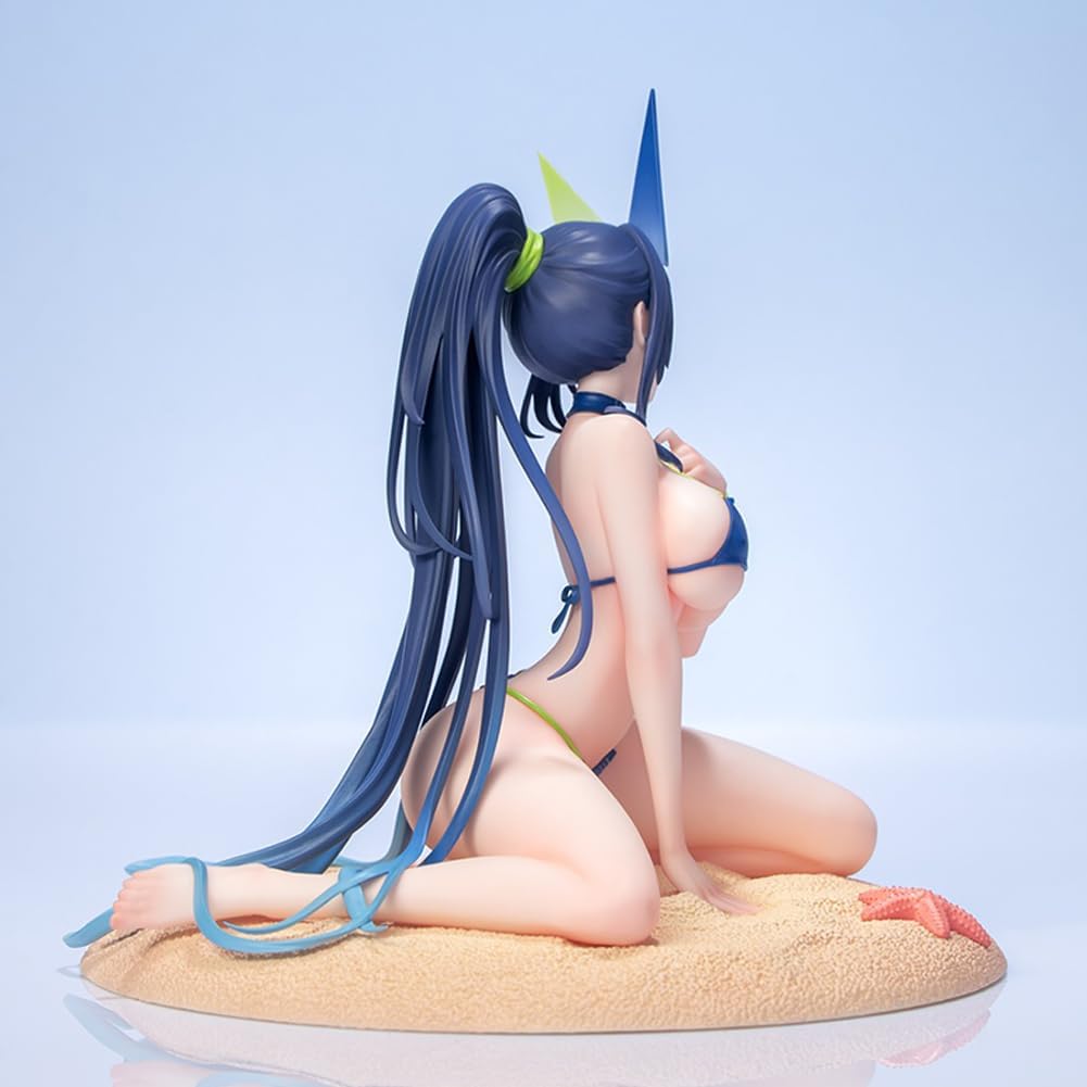 YLQANONG USS New Jersey Figures USS Honolulu Game Cartoon Figure Statues IJN Taiho PVC Anime Action Figurine Ornaments for Fans 5.51Inch