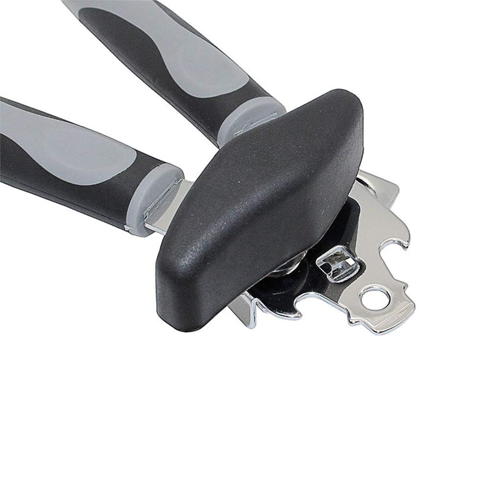 Apriscatole Apriscatole Manuale Bordo Liscio Apriscatole Manuale Cucina Manuale Apriscatole Multifunzionale Apriscatole Manuale (Color : Black, Size : One Size) (Black One Size)