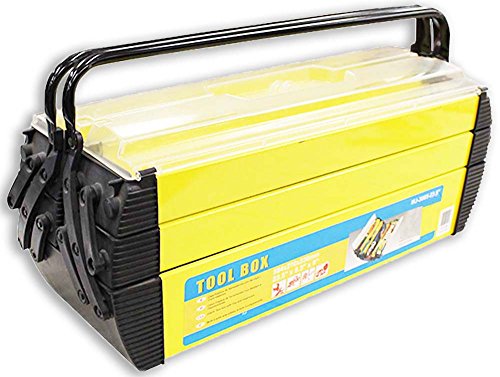 Tool Pod 2312" X 8" X 9" Metal Tool Box With 2 Tiers On Each Side That Lift Up & Out