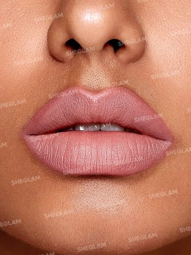 Image of SHEGLAM 2 In 1 Matte Lip Liner and Long Lasting Lipstick Set Makeup-Praline Pie