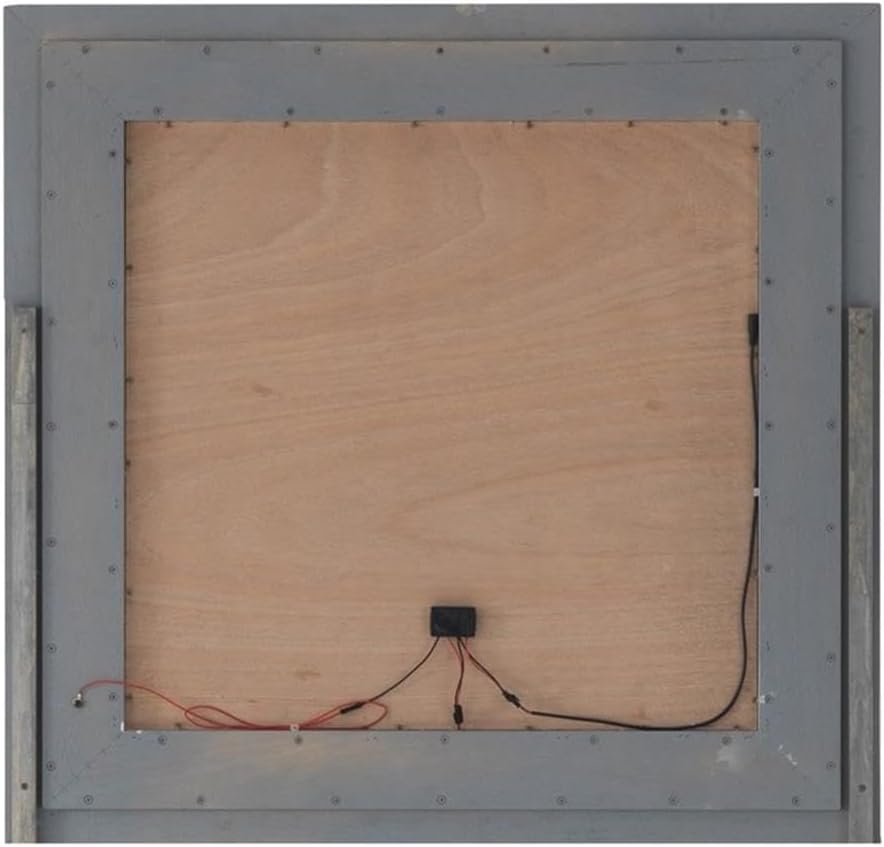 Glory Furniture Lorana Mirror in Silver Champagne