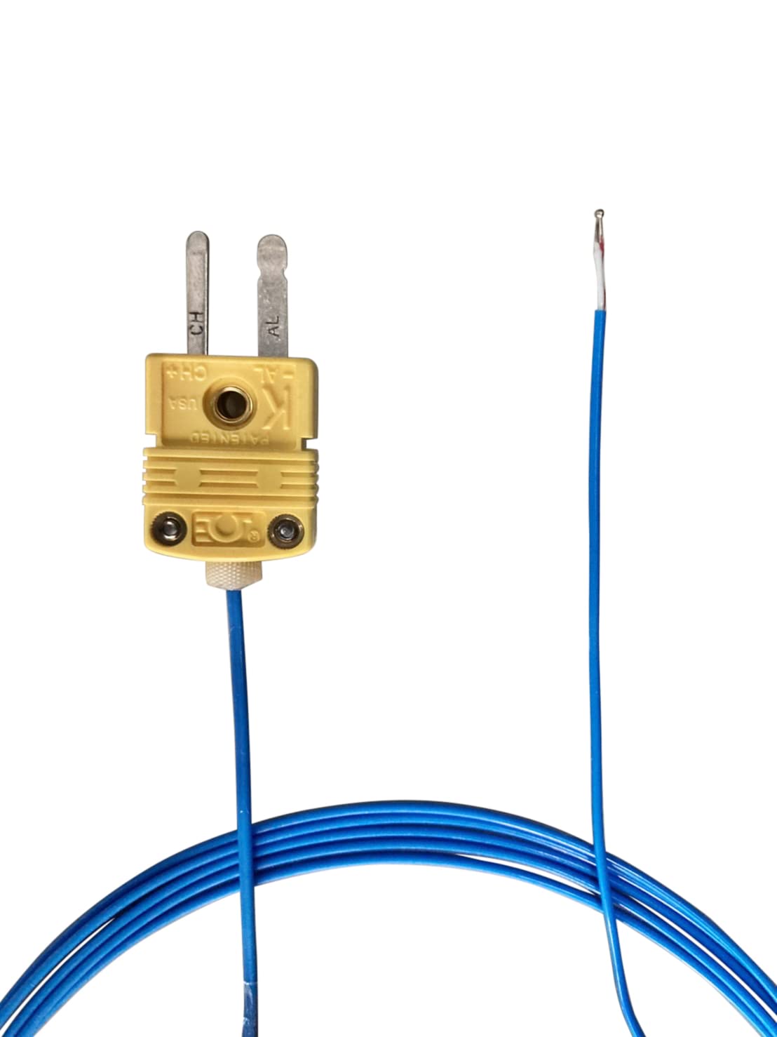 熱電対　10φ×210mm アズワン 熱電対素線 φ1.0mm×10m 1セット(2本入) 3-3117-03 1