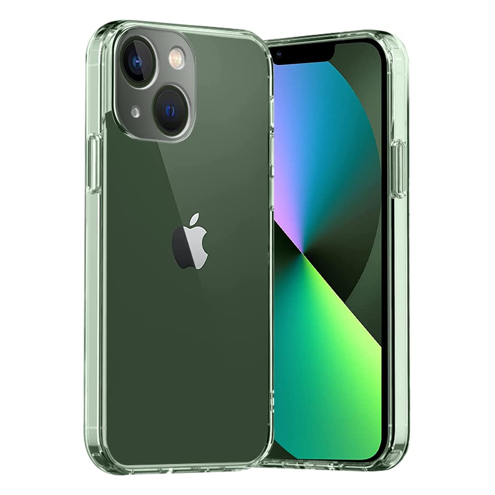 - Silicone Back Cover for iPhone 13 Back Cover | Slim Crystal Clear Back | Camera Protection Anti-Slip Grip Bumper Case Cover for iPhone 13 (Transparent)