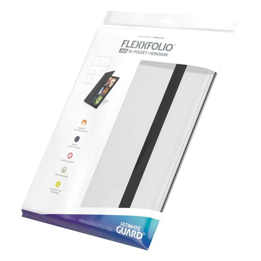Ultimate Guard Flexxfolio 360-18-Pocket XenoSkin White, Medium - Image 4