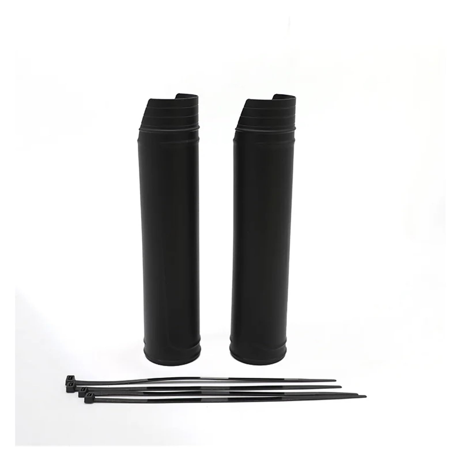 Protector de horquilla delantera de goma negra con absorción de impactos 3