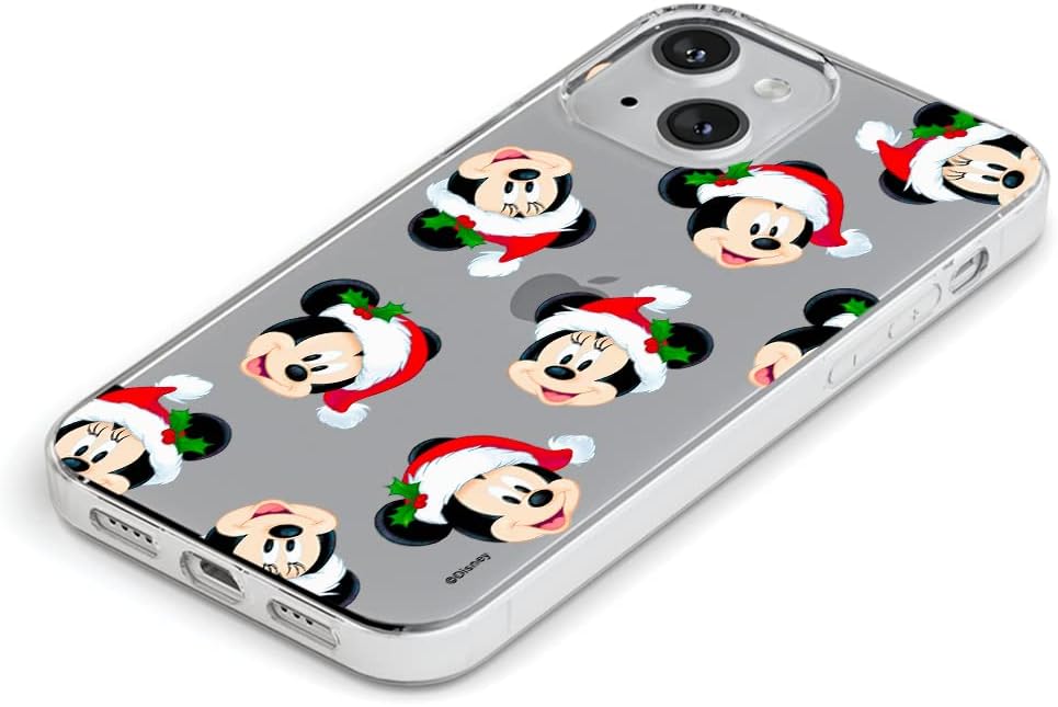 ERT GROUP Mobile Phone case for Xiaomi REDMI Note 9 PRO/ 9S Original and Officially Licensed Disney Pattern Mickey & Minnie 016 adapted to The Shape of The Mobile Phone, Partially Transparent