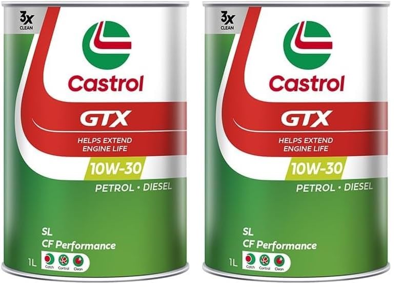 Amazon | Castrol(カストロール) エンジンオイル GTX 10W-30 SL/CF