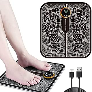 Electric Foot Massagers, EMS Foot Massager, Folding Portable Electric Massage Mat, Promoting Blood Circulation, Muscle Pain Relief8 Modes
