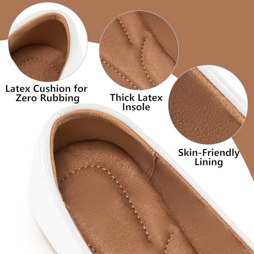 Image of Aomigoct Flats for Women Ballets Shoes: Dress Slip Comfortable Work Flats for 2026 - Casual Ladies Wedding Walking Flat