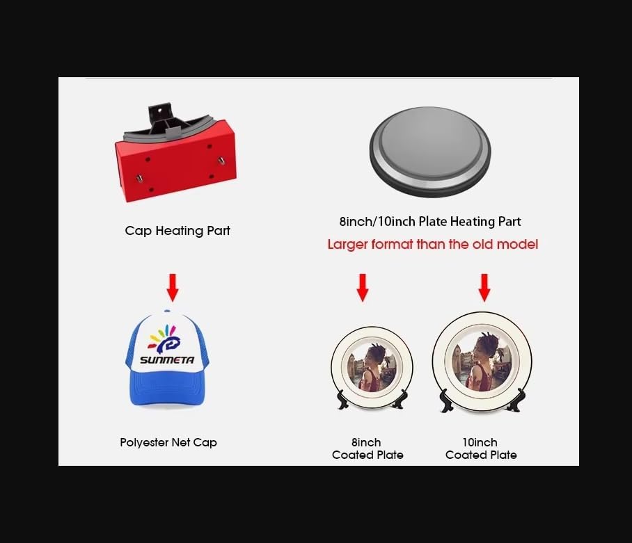 Image of MY PRINT | Upgraded Model 2025 | DTF | SUBLIMATION | VINYL PRINTING | With Double Heating Tube | Heat Press 5in1 Combo Printing Machine for T-Shirts, Mug, Plate Heat Press Machine | 12x15 Inch | with Automatic Time Countdown [Model 2025-26] [Upgraded & AutoMatic]