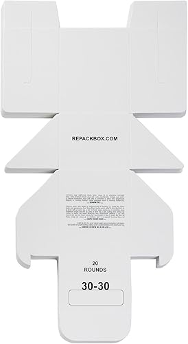 30-30 Winchester - REPACKBOX 3 Muestras - Caja de munición de cartón militar con capacidad para 20 rondas - Paquetes de 60