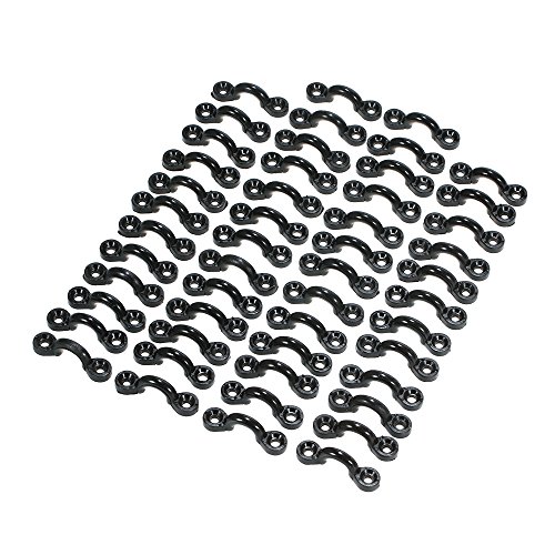 Clipes de caiaque, Andoer 50 peças de nylon caiaque barco ocular almofadas de amarração olhos canoa