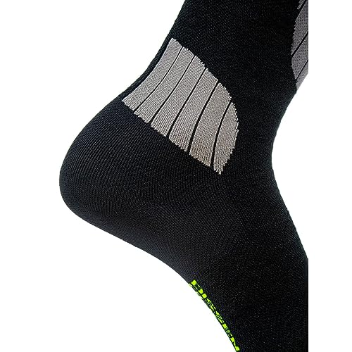 DISSENT GFX Compression Dl High-Performance Low-Profile Padded Warm Over The Calf All-Day Merino Wool Ski Socks3