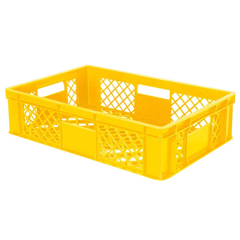 BRB 10er Set Euro-Stapelbehälter PLUS Transportroller - 600x400x320mm Lebensmittelecht