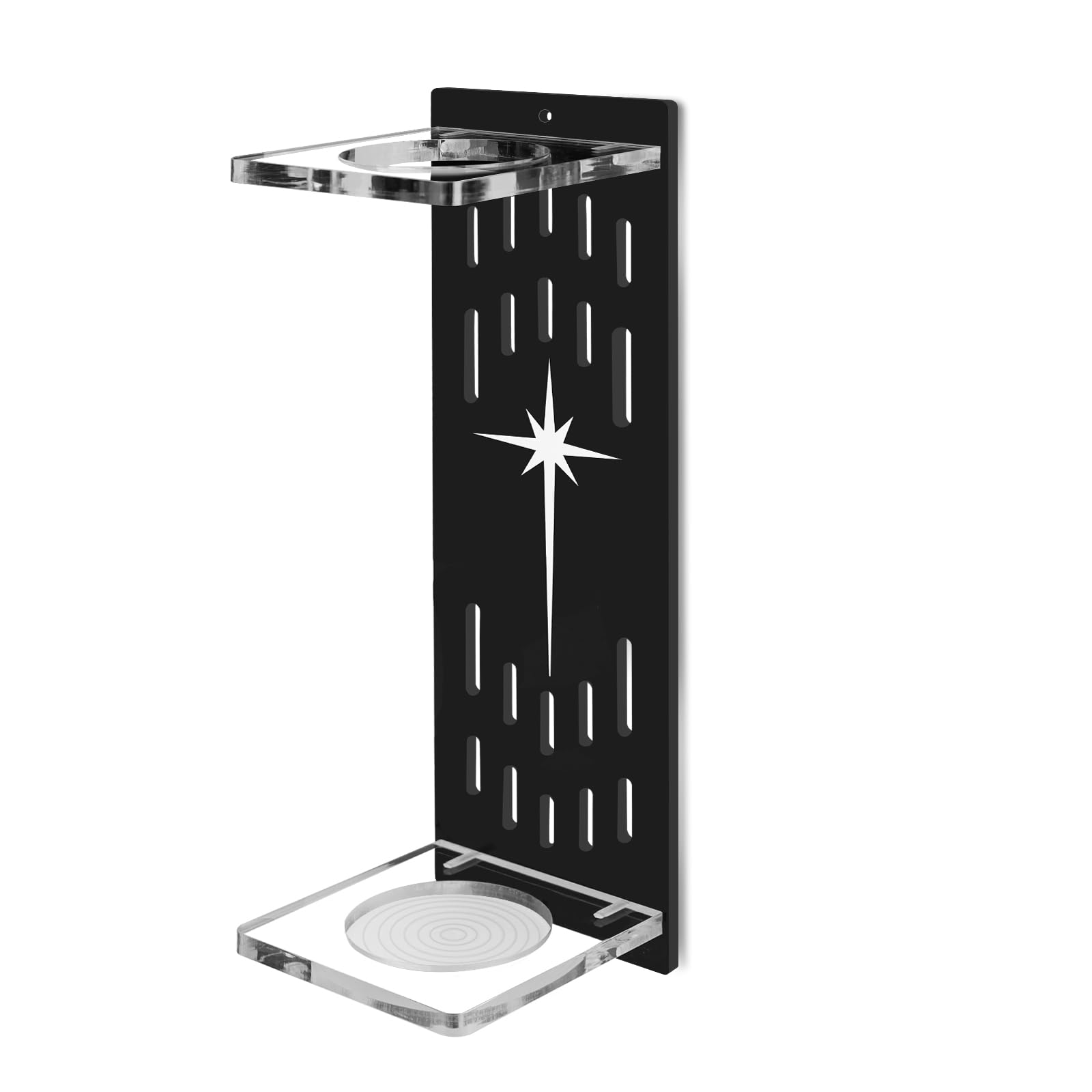 Lichtschwert-Wandhalterung, vertikal, dicker Acryl-Lichtschwertständer, Wandmontage, Säbel-Display-Rack für die meisten Griffe, Geschenk für Lichtschwert-Sammler