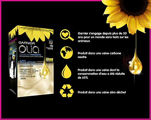 Coloration Permanente 110 Blond Naturel Super Eclaircissant Olia Garnier La Boîte - vue 7