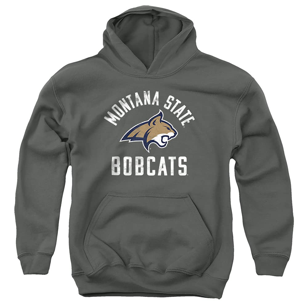 Montana State University Official MSU Bobcats Logo Youth Kids Boy/Girls Pull-Over Hoodie Sweatshirt