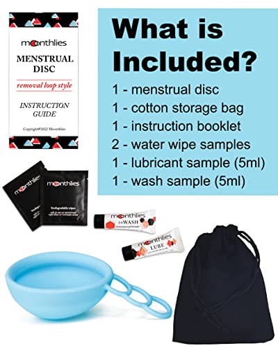 Image of Menstrual Disc (Blue, 1 Small Period Disc)