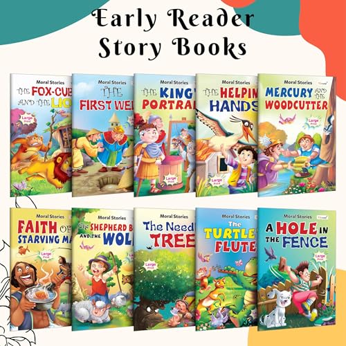 Image of Children's Educational Story Book Collection Pack 1 : Kid's First Library Set | Story Book for Preschoolers, Educational Picture Books - 10 Story Books