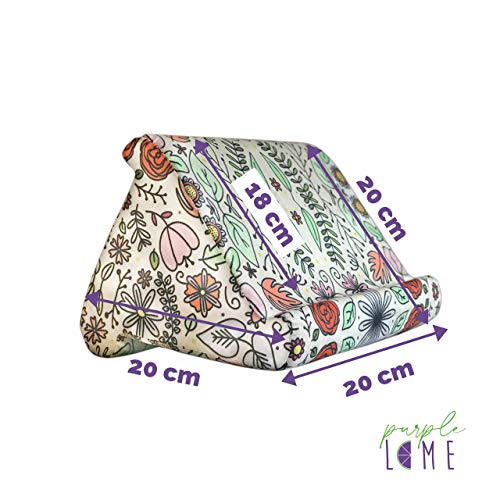 Paisley Tablet Cushion and Book pillow stand holder - Image 3