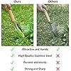 SOLIGT Garden Tools Set with Basket, Heavy Duty Stainless Steel Gardening Hand Tool with Wood Handle, Pruning Shears, Gloves - Perfect Gardening Gifts Planting Supplies for Women Men
