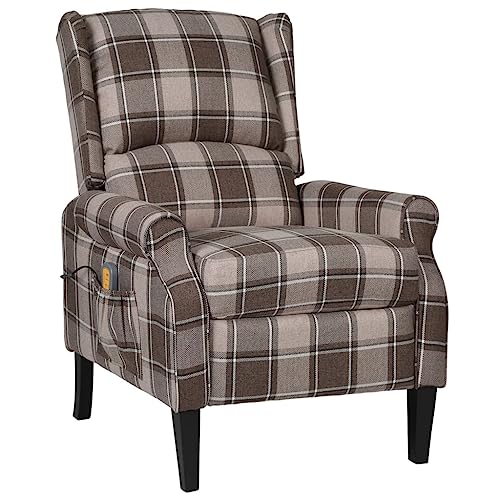 Juroupi Sillón de Masaje reclinable de Tela Beige SillóN Cama Butaca Reclinable Sofa Gaming
