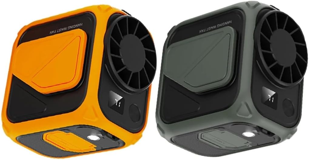 Cooling Fan 6000mAh Clip Fan ABS Texture Suitable for Travel Camping Fishing