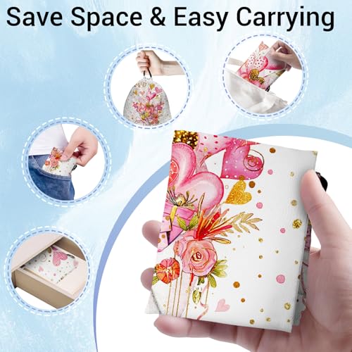 Image of Heart Present Gymnastics Grip Bag Waterproof Storage Pouch String Bag for Gym
