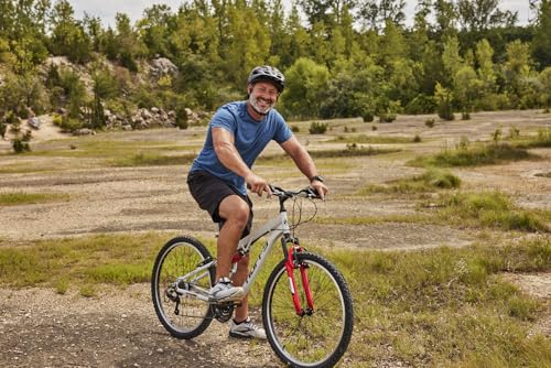 Image of Huffy Stone Mountain Bike for Men and Women, 20 inch /24 inch /26 inch, 6-Speed (20 inch) or 21-Speed, Front or Dual Suspension (Varies), Multiple Colors, Adjustable Saddle, Shimano Equipped, All-Terrain Tires