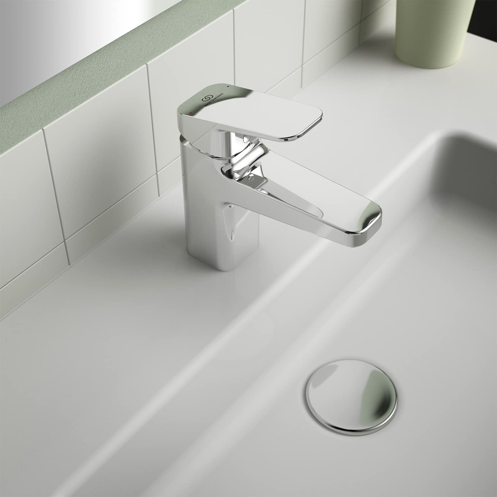 Ideal Standard - Ceraplan, Miscelatore monocomando per lavabo, Cromato