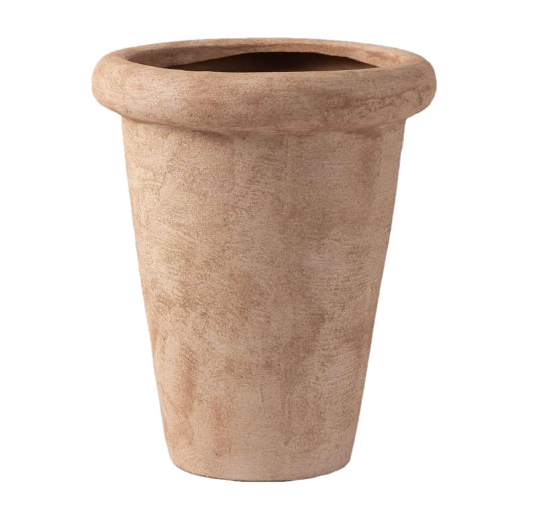 Olly & Rose Sienna High Plant Pot 24x28.5cm Terracotta Large Plant Pots Outdoor and Indoor - Terracotta Planters - Flower Pots