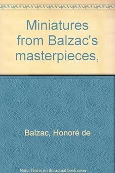Unknown Binding Miniatures from Balzac's masterpieces, Book