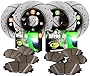 2003 Yukon Denali 4WD Approved Performance G21166 - Front & Rear Kit Performance Drilled/Slotted Brake Rotors and Carbon Fiber Pads