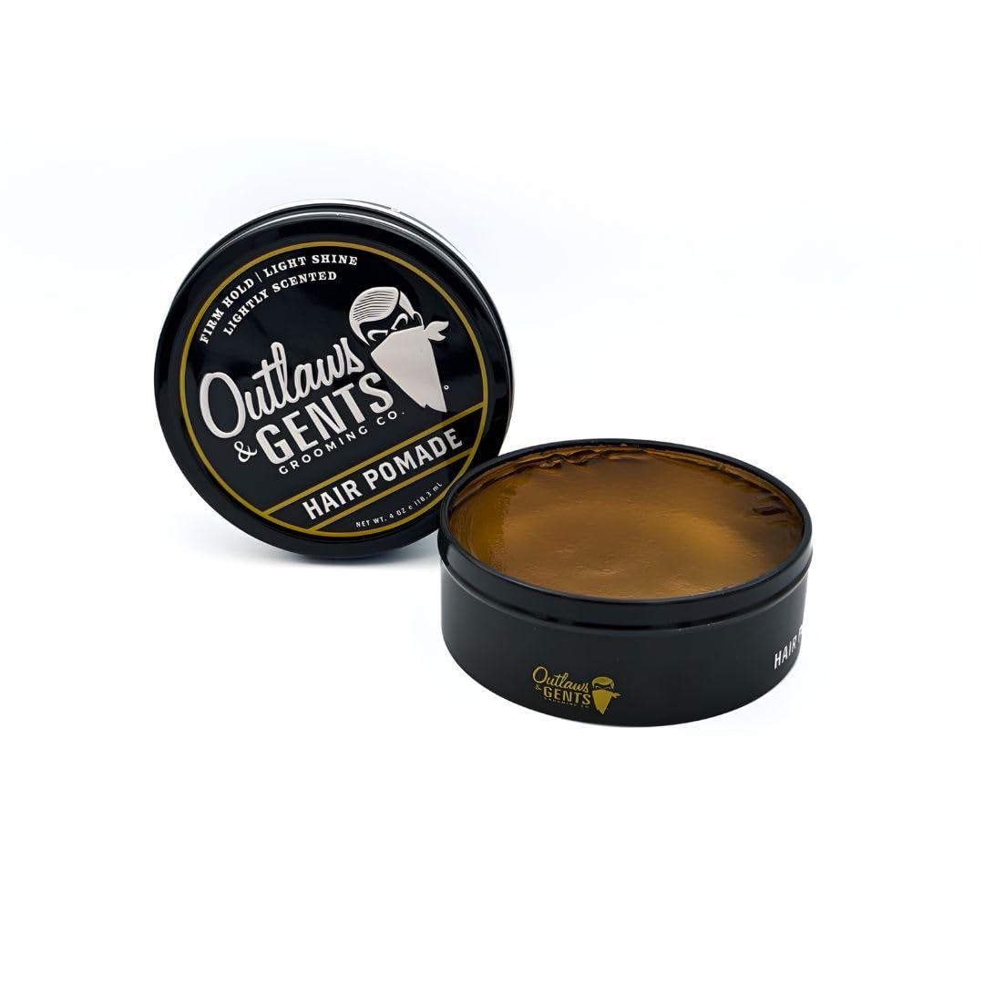 Hair Pomade - Styling Pomade for Men with Firm Hold and Light Shine - Perfect for Classic and Modern Hairstyles