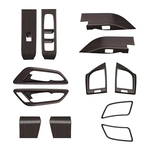 KMONDER アルファード 40系 ヴェルファイア 40系 パーツ インテリアパネル ウィンドウスイッチパネル 運転席スイッチパネル インナードアハンドルパネル サイドエアコン吹き出し口カバー パネル デフォッガーガーニッシュ カスタム アクセサリー (