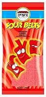 Algopix Similar Product 1 - Paskesz Sour Belts Strawberry 4Ounce