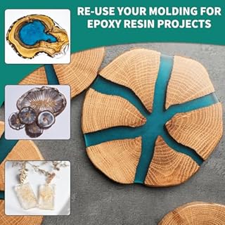 Ealyder Tape Resin for Epoxy Molding – 2in x 150ft Thermal Adhesive Tape, Oxidation and High Temperature Resistance, Easy Release Tape for River Tables, Resin Casting & DIY