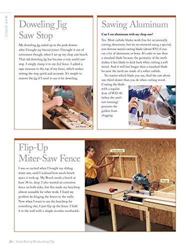 Great Book of Woodworking Tips: Over 650 Ingenious Workshop Tips, Techniques, and Secrets from the Experts at American Woodworker (Fox Chapel Publishing) Shop-Tested and Photo-Illustrated - Image 5