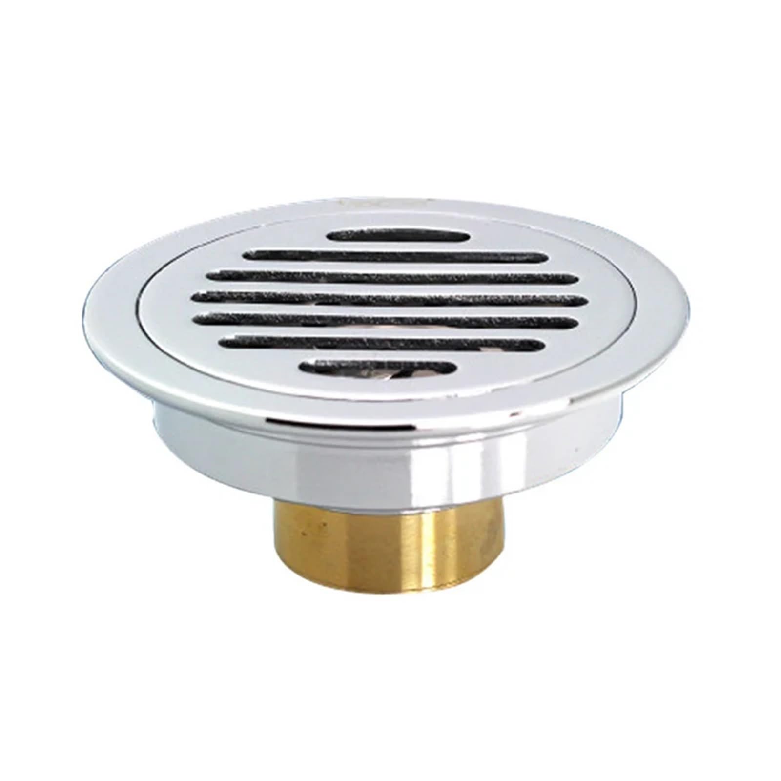 10cm Brass Round Floor Drain Cover Shower Waste Drainer Grate Floor Drain(Color1)