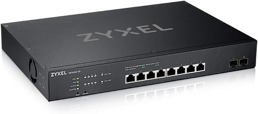 ZyXEL XS1930-10 Multi-Gigabit Smart Managed Switch