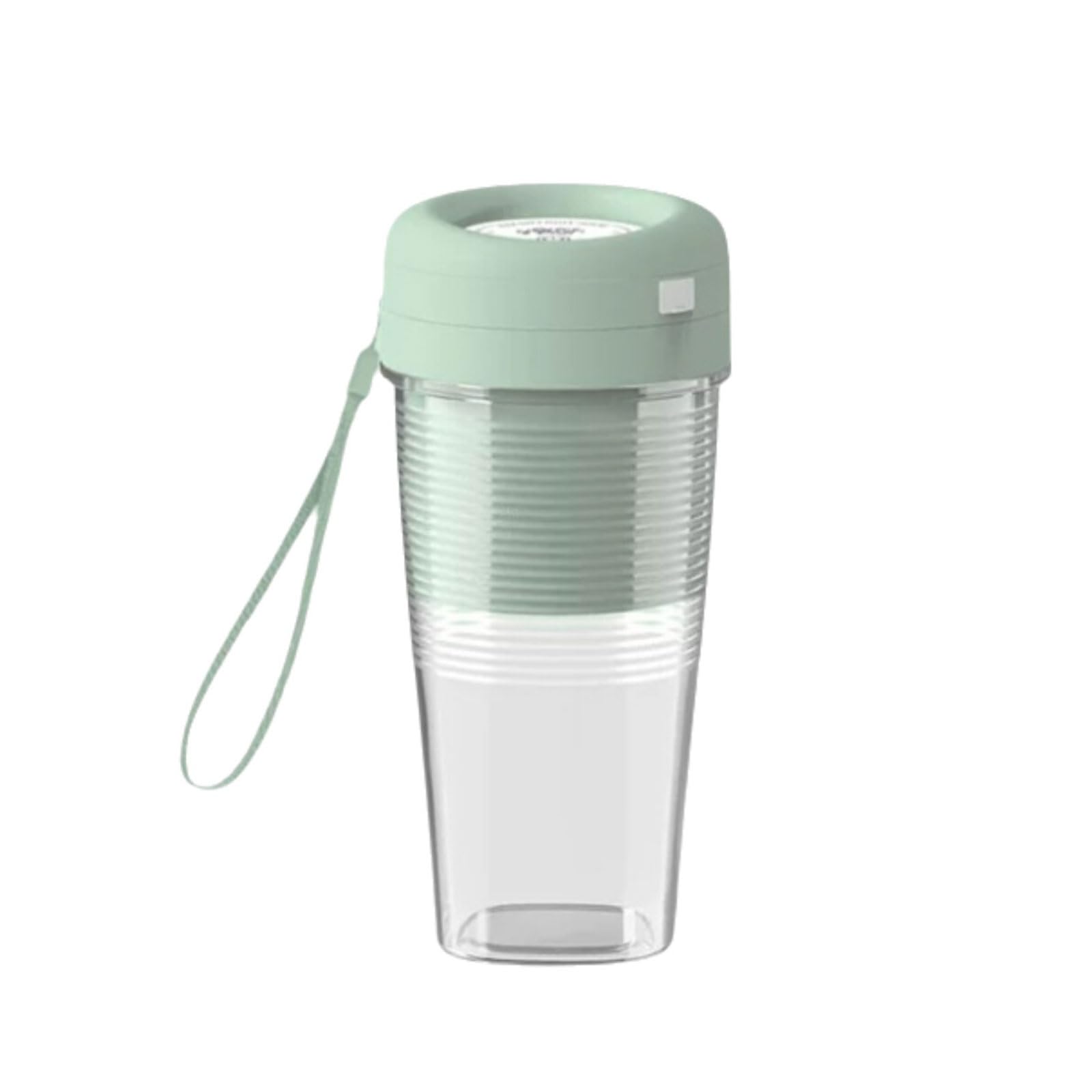 Senza fili Frullatore portatile in plastica Frullatore compatto di dimensioni personali Spremiagrumi portatile ricaricabile for frullati Frullati di ghiaccio Spremitura alta efficienza(Groen)