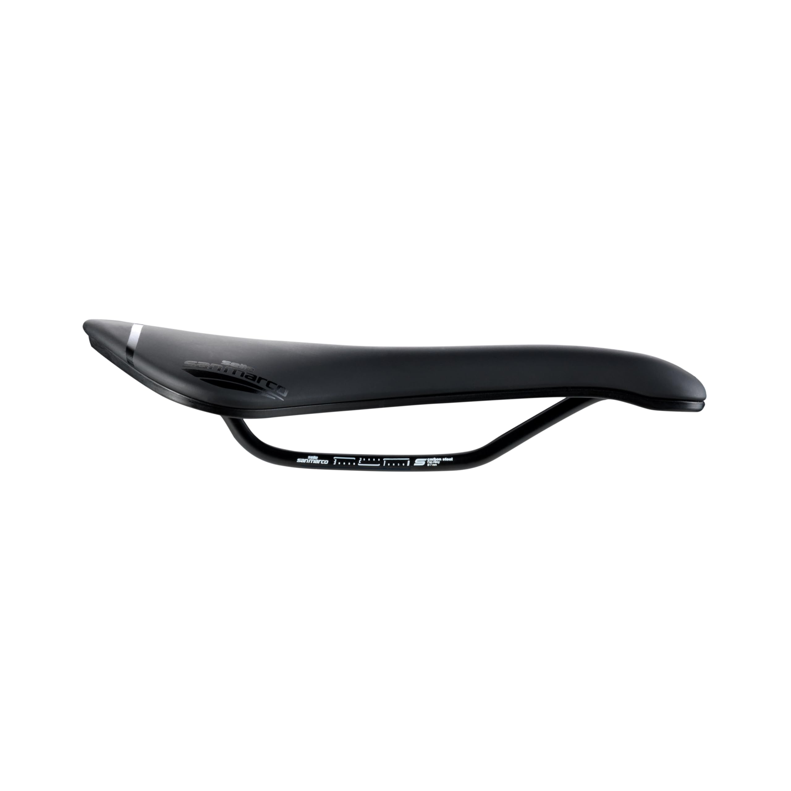 Selle San Marco Aspide Short Open-Fit Dynamic Wide, Deportes y Aire lobre, Negro, 250 x 155 mm