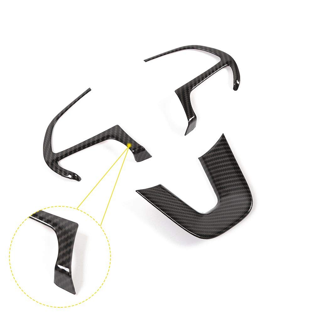 Garniture De Volant En Fibre De Carbone Pour Dodge Challenger 2015-2019 & Grand Cherokee SRT8 2014-2019 - ABS, Adhésif Inclus