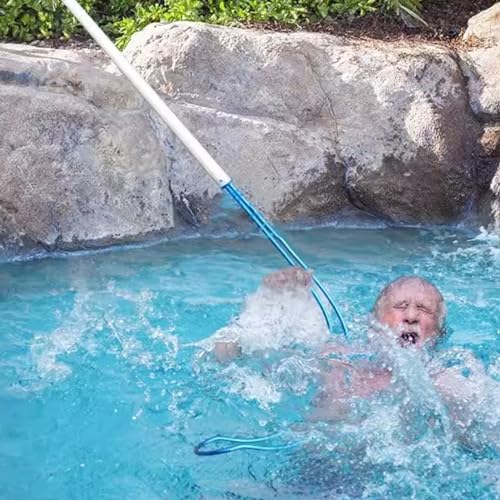 Oracra 2 Pcs Emergency Rescue Pole Hooks for Adult Kid, Aluminum Life-Saving Safety Hook/Special Saving Equipment, Heavy Duty Preserving Lifesaving Pole