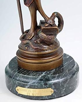 Amazon.co.jp: 正義の女神 テミス像（ブロンズ像） : ホーム